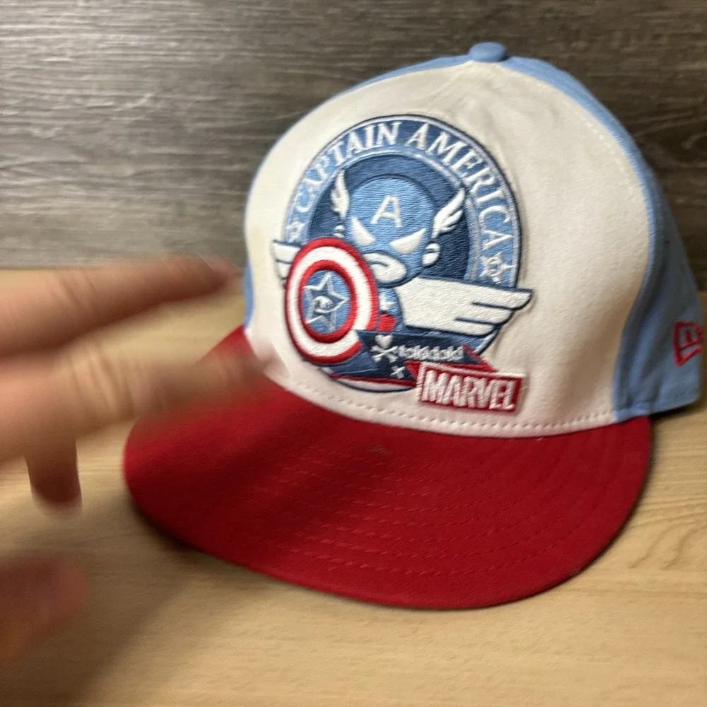 Captain America Hat Cap Snap Back Tokidoki Marvel Embroidered Comic Mens